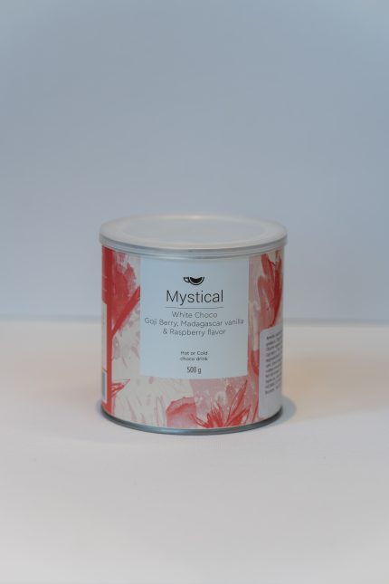 Mystical White Chocolate with Goji Berry, Madagascar Vanilla and Raspberry Flavor 500gr